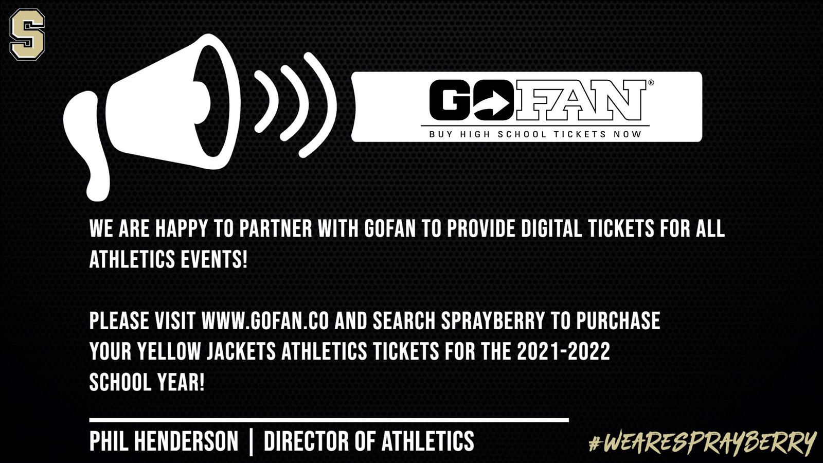 Purchase Athletics Tickets via GoFan!